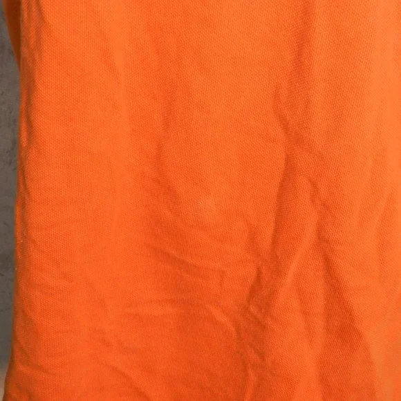 American Eagle Outfitters Mens Orange Short Sleeve Cotton Shirt Size Medium - Picture 6 of 9